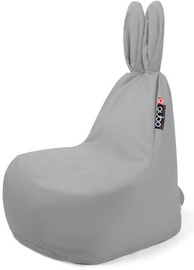 Qubo Bean Bag Daddy Rabbit Light Grey Soft