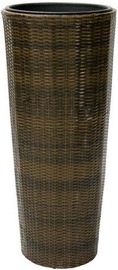 Home4you Flower Pot Wicker D45xH103cm Brown 92641