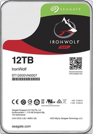 Seagate IronWolf 12TB 7200RPM SATAIII 256MB ST12000VN0007