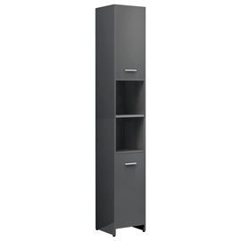 Шкаф для ванной VLX 802605, серый, 30 x 30 см x 183.5 см