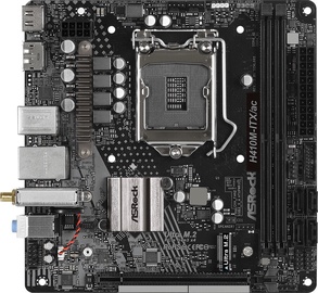 Mātesplate ASRock H410M-ITX/ac