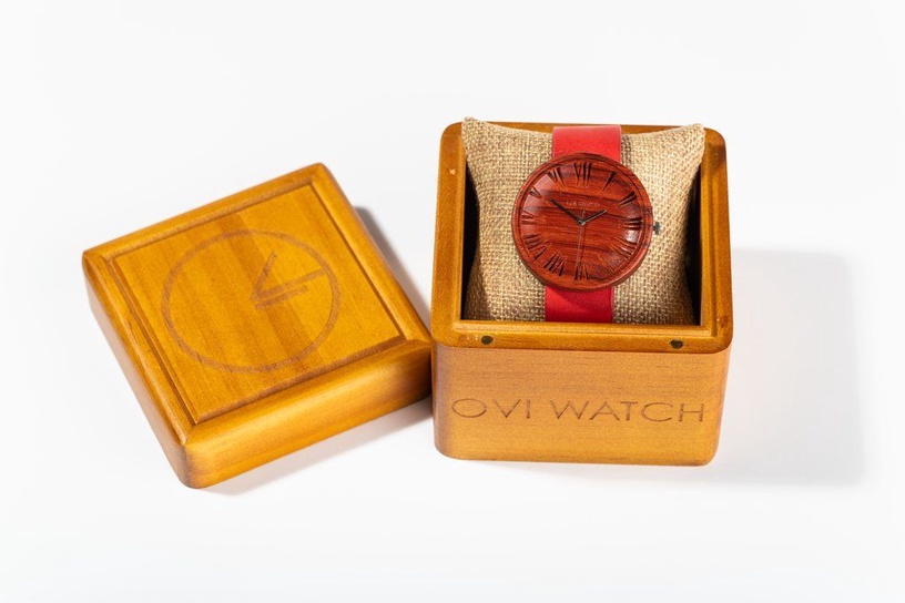 Sieviešu pulkstenis OVi Watch Almon Wooden Watch