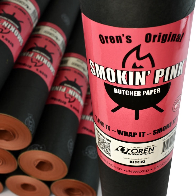 Бумага для мяса Smokin' Pink, 50 см x 10 см