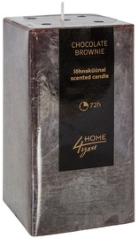 Home4you Candle Chocolate Brownie 7.5x7.5xH15cm