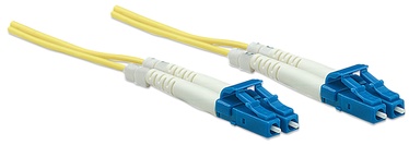 Intellinet LC-LC Fiber Optic Patch Cable OM-2 Yellow 2m