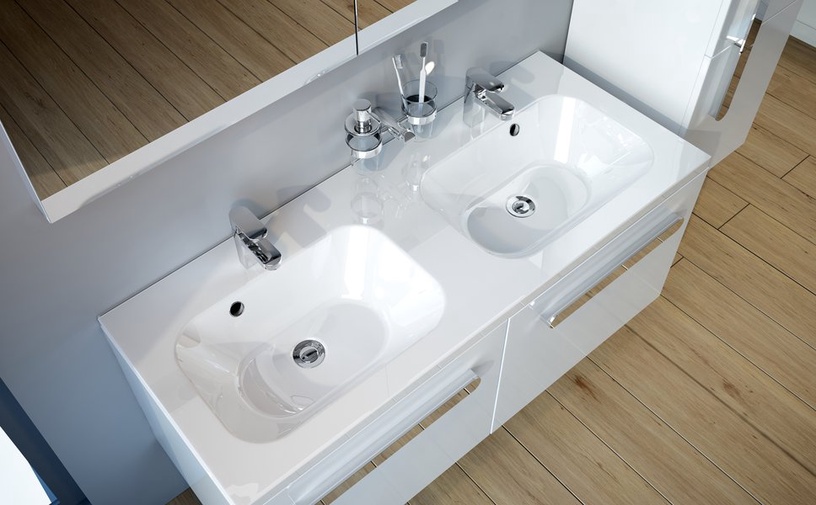 Vannas istabas izlietne Ravak Chrome 1200, kompozītmateriāls, 1200 mm x 490 mm x 165 mm