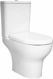 Tualete Vitra Zentrum White, ar vāku, 355x610 mm