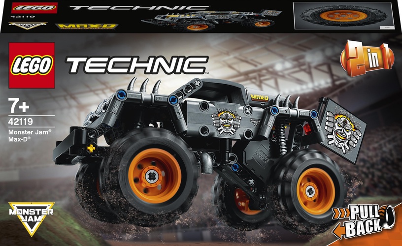 Конструктор LEGO Technic Monster Jam® Max-D® 42119, 230 шт.
