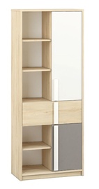 ML Meble Drop 03 Shelf Beech/White/Dark Grey