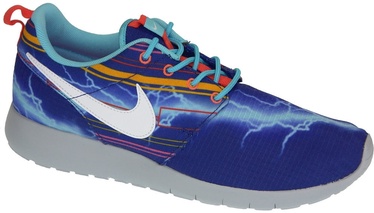 Nike Running Shoes Roshe One Print Gs 677782-401 Blue 39