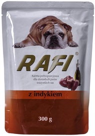 Влажный корм для собак (консервы) Dolina Noteci Rafi Wet Dog Food Turkey 300g