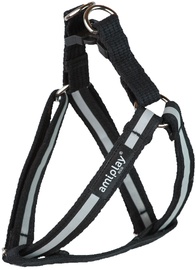 Bikšturis Amiplay Cotton Shine, melna, 1150 mm