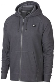 Nike Mens Full Zip Optic Hoodie 928475 021 Grey XL