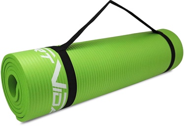 SportVida NBR Exercise Mat Green 180x60x1.5cm