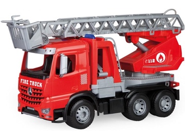 Rotaļlietu smagā tehnika Lena Worxx Fire Truck Arocs 04615, sarkana