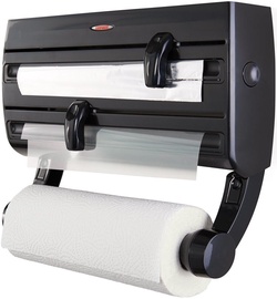 Держатель для кухонного полотенца Leifheit Roll Holder Wall-Mounted Black Parat F2 25777