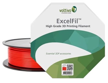 3D printeri kulumaterjal Voltivo ExcelFil, punane