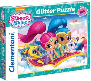 Clementoni Jigsaw Puzzle Super Color - Barbie Roller Skate, 104pcs.