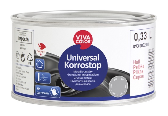 Krunt, korrosioonivastane metallkonstruktsioonidele Vivacolor, matt, universal korrostop