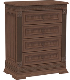 Zov K1-80 Chest Of Drawer Dark Nut