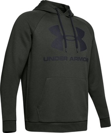 Under Armour Rival Fleece Logo Hoodie 1345628-310 Green S
