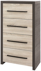 Gib Meble Chest Of Drawers Sonoma/Canterbury