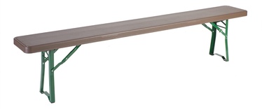 Home4you Munich Collapsible Garden Bench 220x30x48cm Green