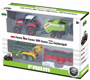 Transporta rotaļlietu komplekts Dromader Farm Machinery, daudzkrāsaina
