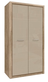 Black Red White Koen 2 Wardrobe Oak/Grey Sand