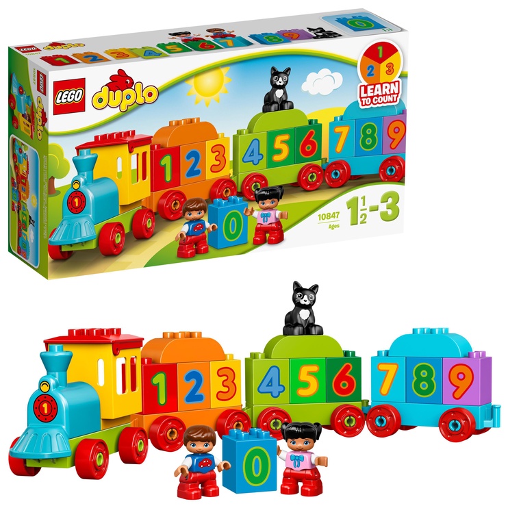 Konstruktorius LEGO Duplo Skaičių traukinys 10847, 23 vnt.