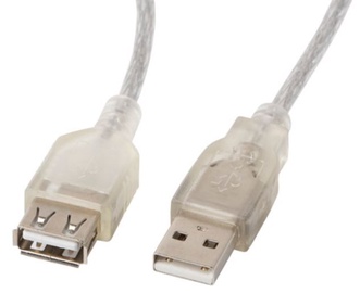 Lanberg Cable USB / USB Transparent 3m