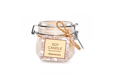 Lõhnaküünal Mondex Soy Candle Milk With Honey, 130 ml, 30 h