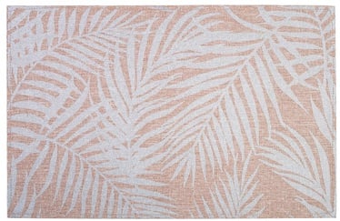 Home4you Linen 30x45cm White Leaves