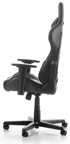 Игровое кресло DXRacer Formula Series F08-N, 53 x 37 x 122 - 131 см, черный