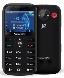 Мобильный телефон Allview D2 Senior, черный, 32MB/32MB