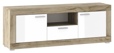 ТВ стол Tuckano Warsaw TB-150 Oak/White, 1510x370x550 мм