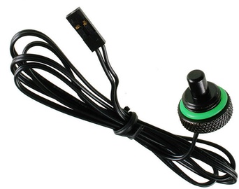 Bitspower G1/4" Matt Black Temperature Sensor Stop Fitting
