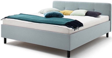 Gulta Meise Möbel Amelie Graphite Base Ice Blue, 200x180 cm
