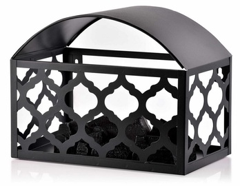 Декор для дома Mondex Kanvar Fireplace LED Lanterns Black