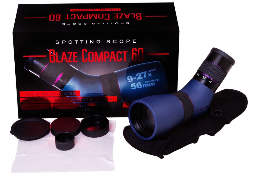 Монокль для наблюдения Levenhuk Blaze Compact 60, для охоты/для наблюдения за птицами/для путешествий/для наблюдения за живой природой