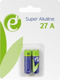 Gembird Energenie Alkaline 27A Battery 12V 2-Pack