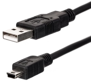 Netrack Cable USB to USB-mini Black 0.5m