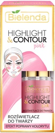 Bielenda Highlight & Contour Face Brightener 15ml Peach - Pink