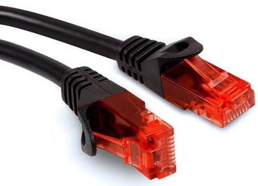 Maclean Cat. 6 RJ-45 To RJ -45 Cable 3 m Black