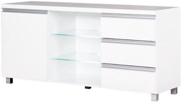 TV galds Bodzio Aga AG16, balta, 138 cm x 42.5 cm x 66 cm