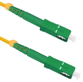 Qoltec SC/APC to SC/APC Optic Singlemode Cable Yellow 0.5m