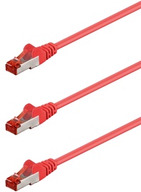 Goobay CAT 6 S/FTP PiMF Patch Cable 0.5m Red