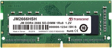 Operatīvā atmiņa (RAM) Transcend JetRam, DDR4 (SO-DIMM), 4 GB, 2666 MHz