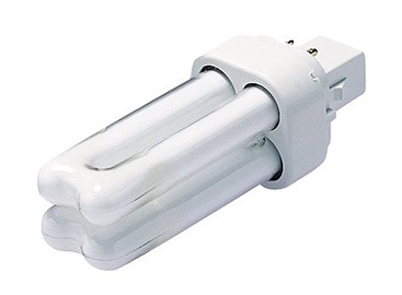 Лампочка Osram Компактная люминесцентная, теплый белый, G24d-1, 13 Вт, 900 лм