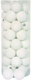Giocoplast Natale Christmas Balls 6cm 40pcs White